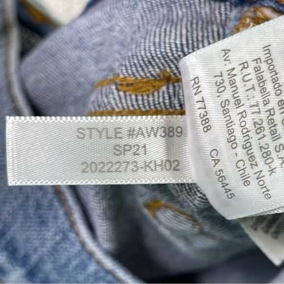 J. Crew Factory Jeans Women's 26 Blue Crop Flare High Rise Button Fly AW389 - Picture 7 of 11